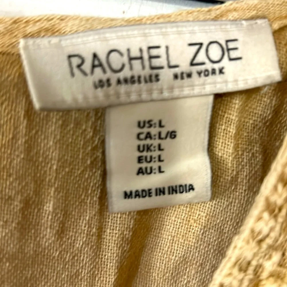 NWOT Rachel Zoe Gauze Top - Picture 2 of 5